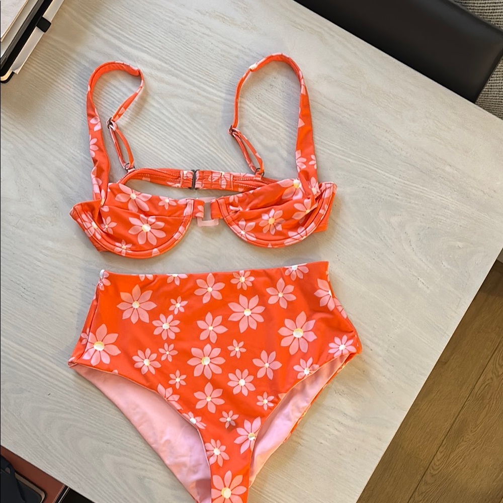 Wrangler Floral Orange bikini